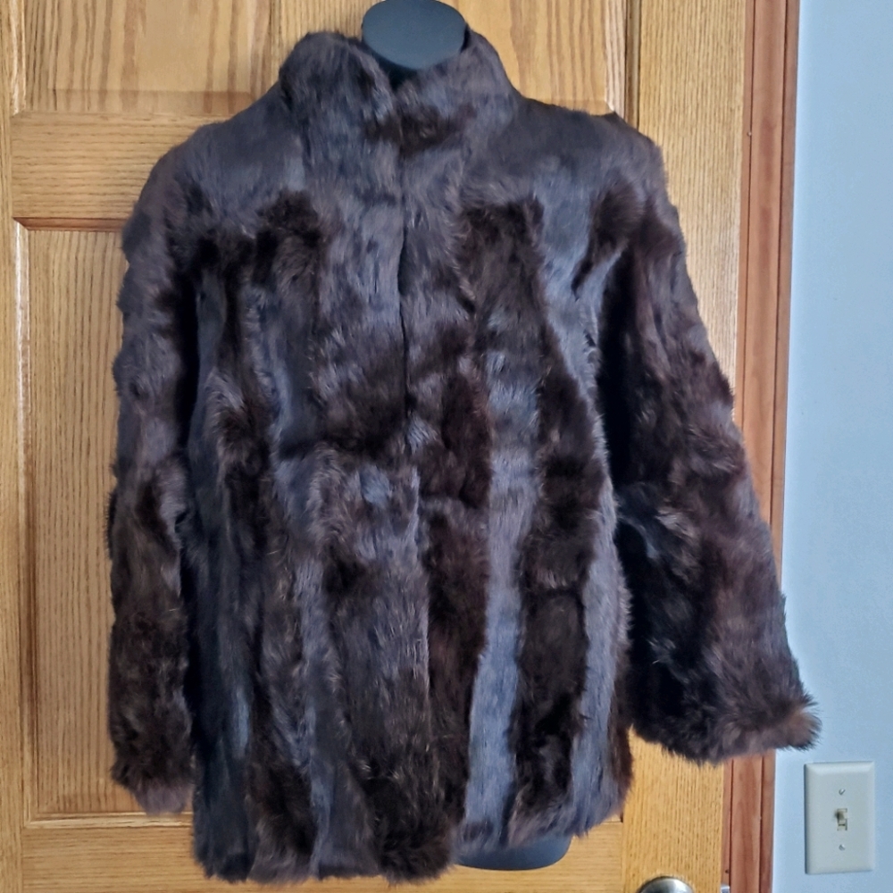 Vintage Mademoiselle Rabbit Fur Coat